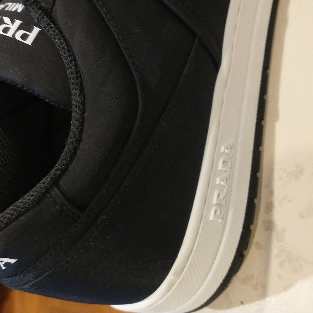 Prada Milano Men's Black Sneakers - Picture 3 of 12